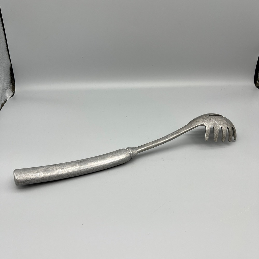 Lenox Pewter Pasta Server Serving Utensil Kitchen Spaghetti Server - Picture 5 of 7
